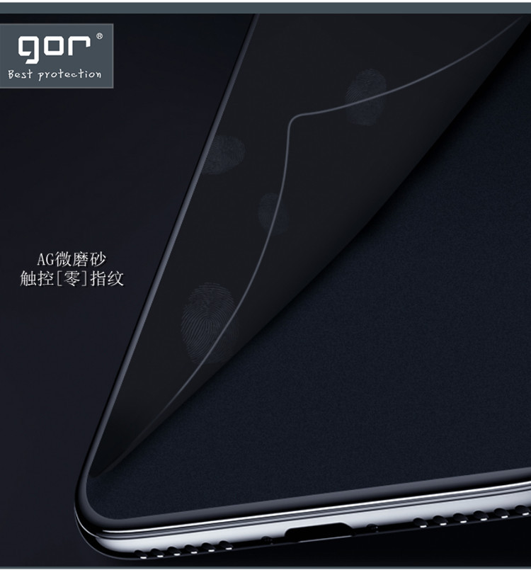 Kính Cường Lực AG Kính Mờ Chống Bám Vân Tay GOR cho iPhone 15 / 15 Plus / 15 Pro / 15 Pro Max - Hàng Chính Hãng