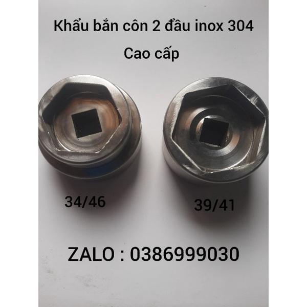 khẩu bắn côn 2 đầu đa năng inox 304