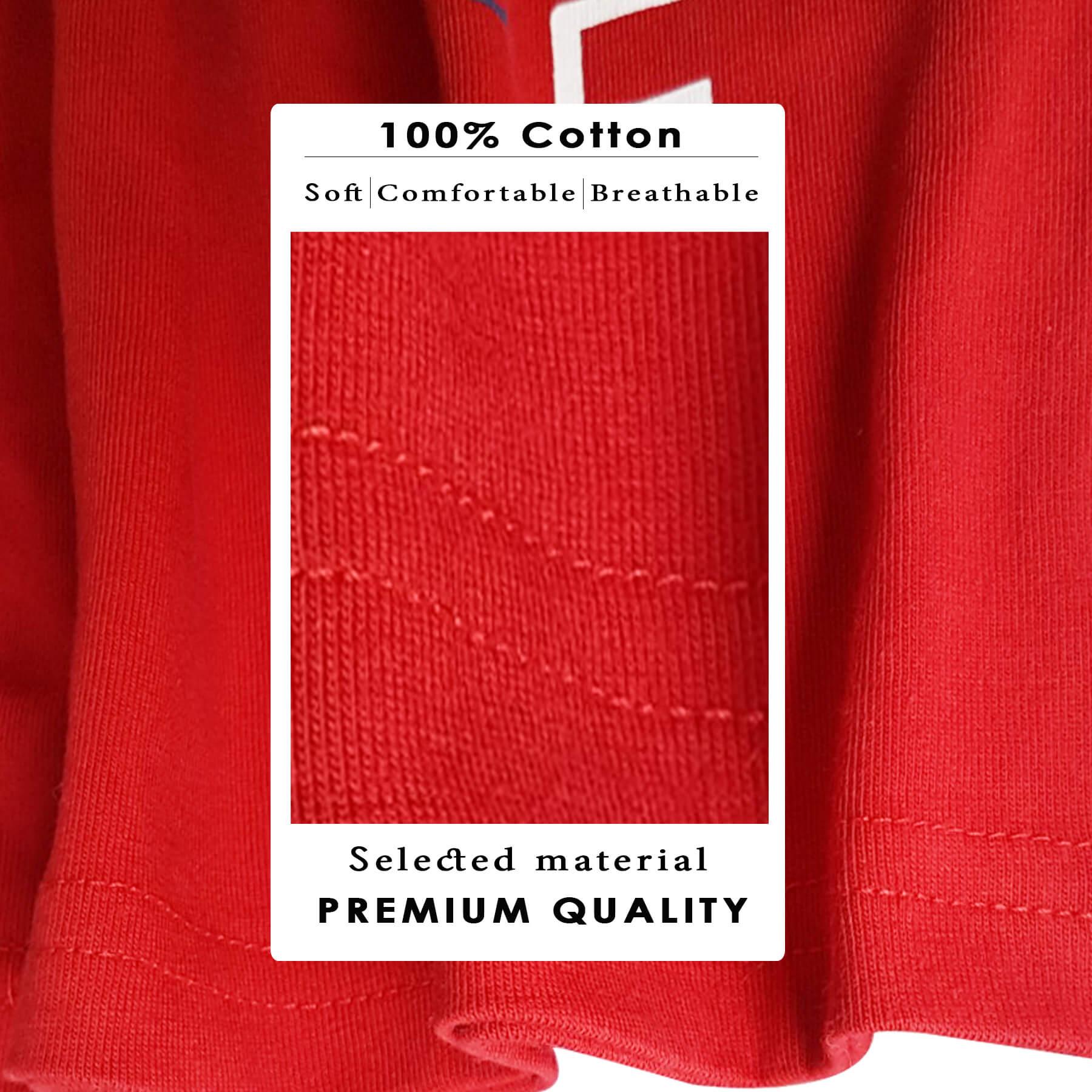 ÁO PHÔNG DÀI TAY BÉ TRAI CATRIO hình GOODLUCK, màu ĐỎ là áo thun cotton dài tay trẻ em từ 9 tuổi 10 tuổi .. 18 tuổi vải 100% cotton kết hợp với quần bò thành bộ đồ mùa đông đẹp