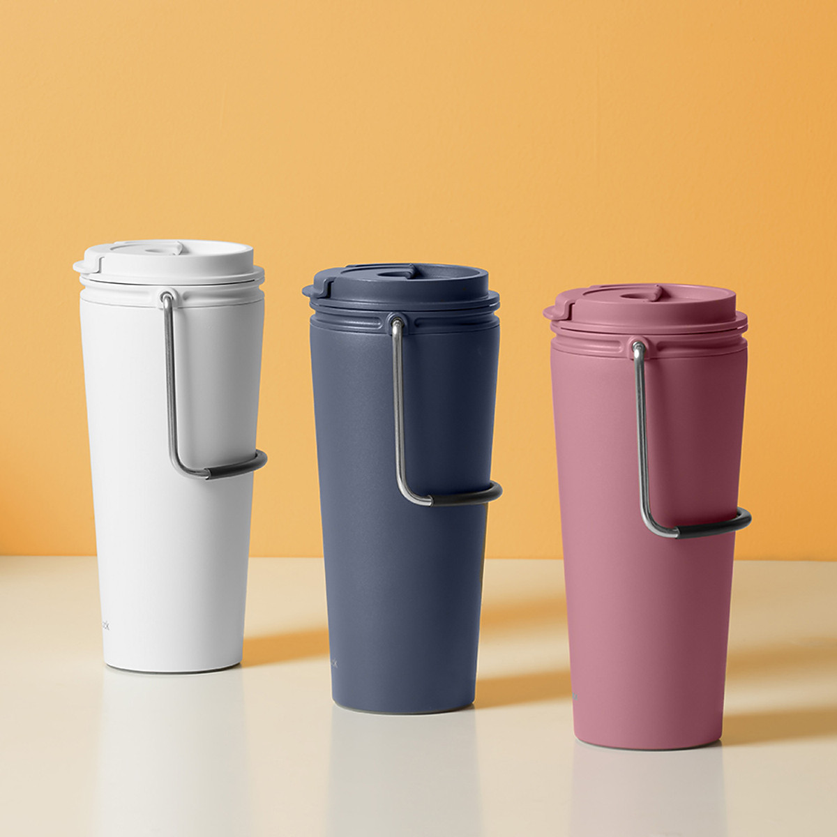 Bình giữ nhiệt Lock&Lock Bucket Tumbler LHC4268 LHC4269 540ml- Hàng chính hãng thép không gỉ quai xách tiện lợi- JoyMall