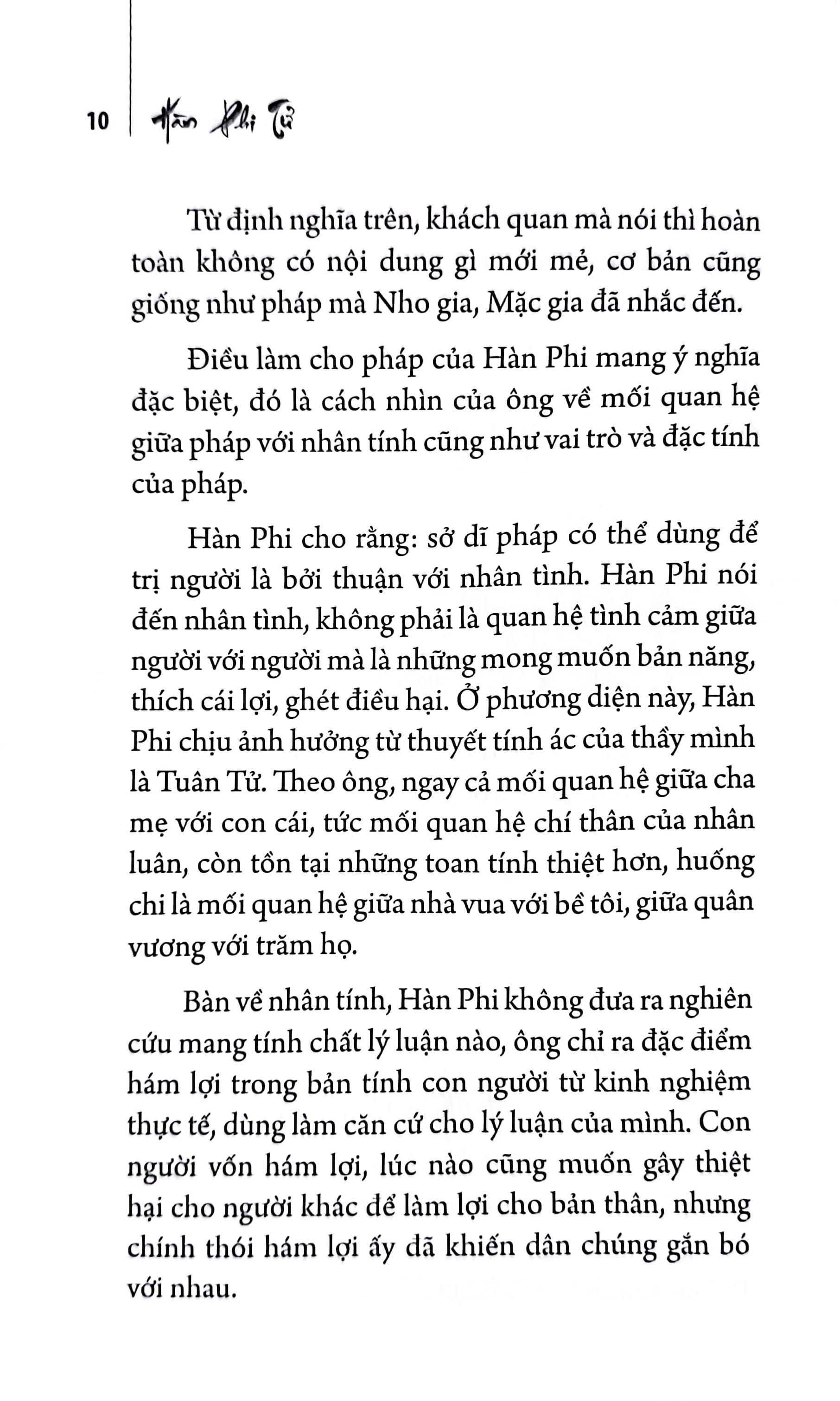 Sách - Hàn Phi Tử - Dĩ Pháp Vi Tôn