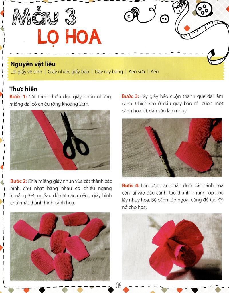 Sách 30 Mẫu Handmade Cực Xinh Mẹ Và Bé Cùng Làm