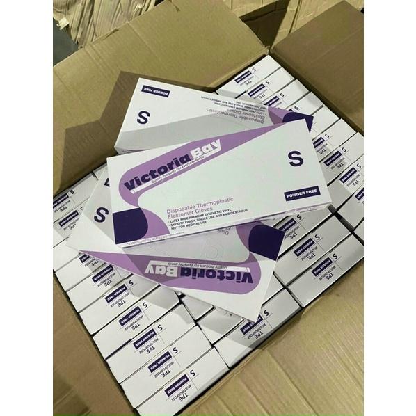 Gang tay cao su dùng 1 lần hộp 100 cái tiện dụng giá tốt