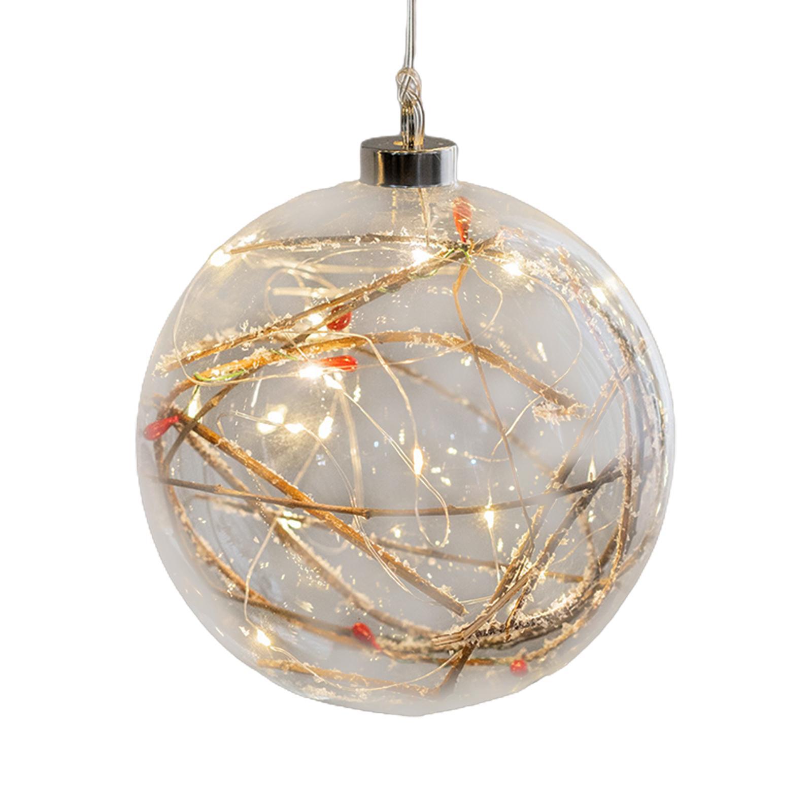 Christmas Window Hanging Decoration Easily Install Xmas Ornament Decorative Lighting for Lawn, Backyard