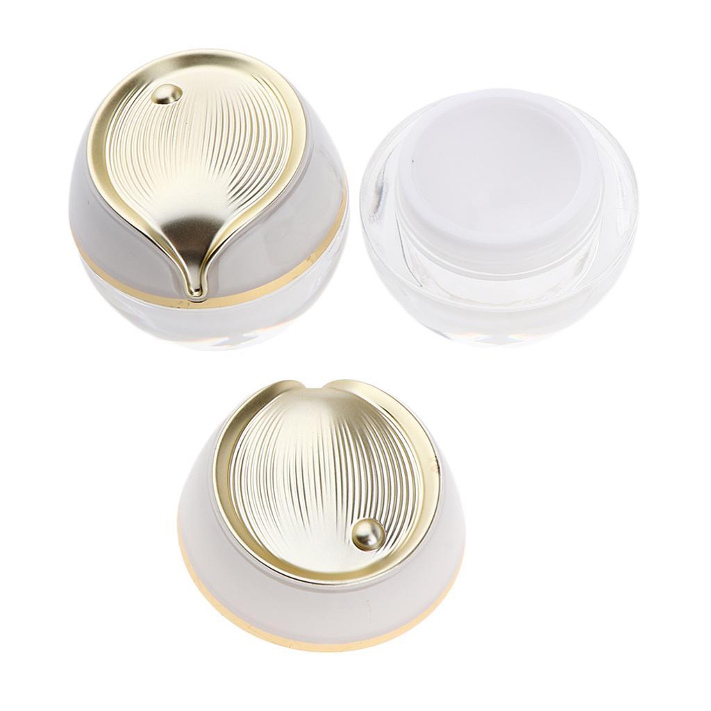 2pcs 10g Empty Cosmetic Jar Pot Travel Cream Container