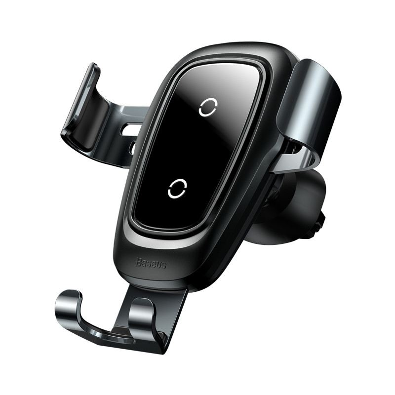 Giá đỡ điện thoại kiêm sạc không dây Baseus Metal Gravity Car Mount Trên ôtô (Gắn cửa gió điều hòa chắc chắn)- hàng nhập khẩu