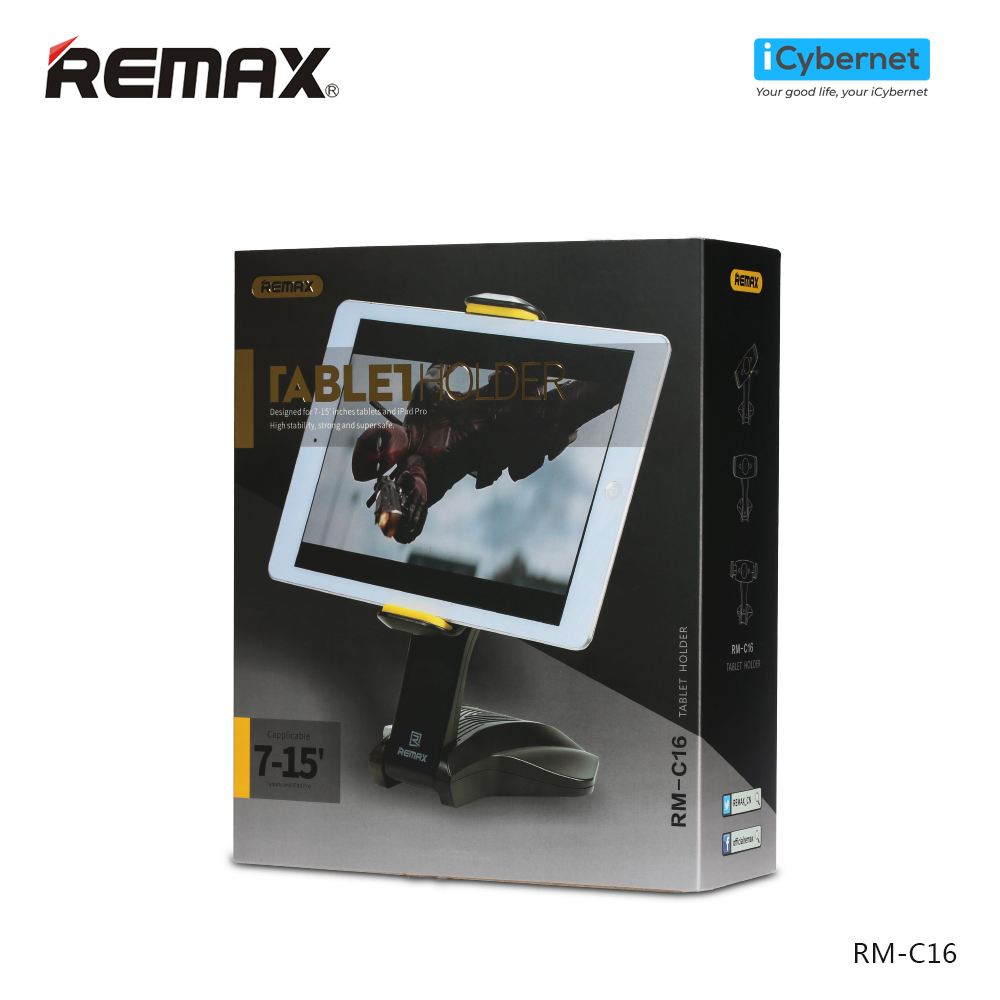 GIÁ ĐỠ IPAD, MÁY TÍNH BẢNG REMAX RM-C16 - Hàng Chính Hãng 