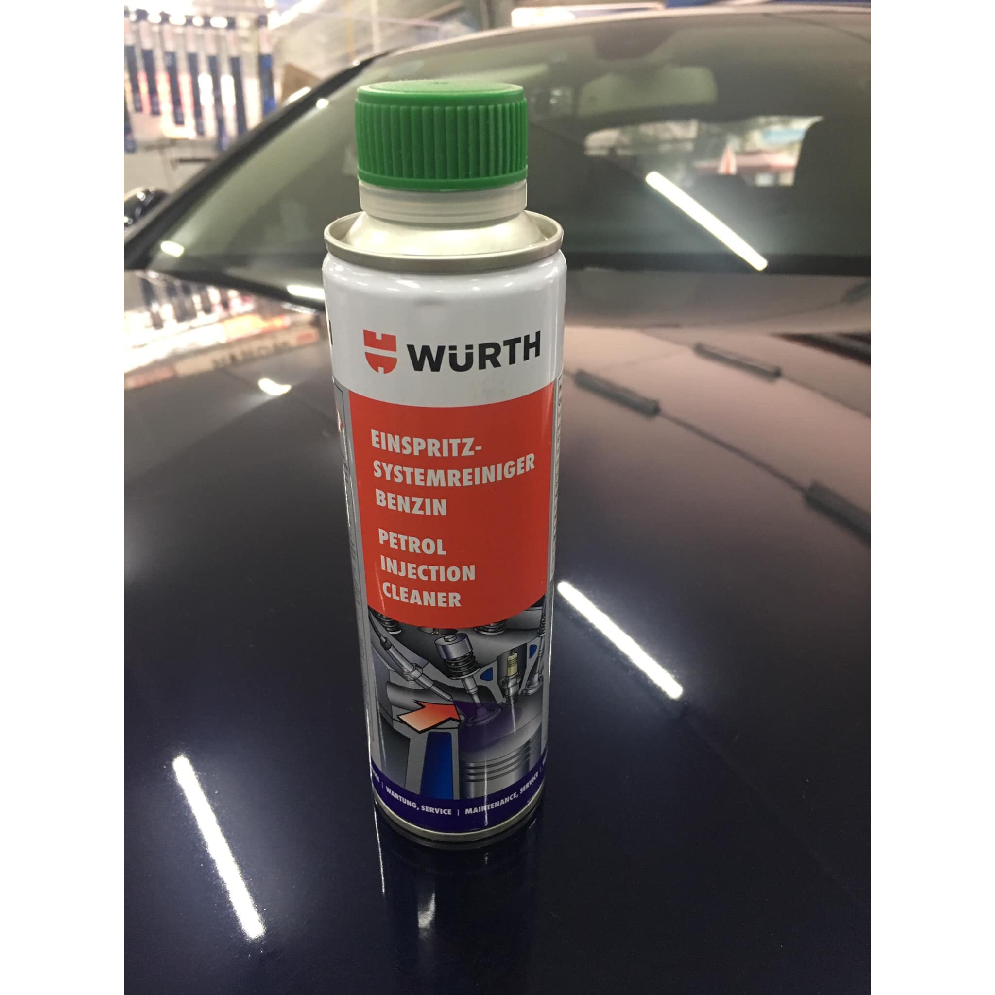 Phụ gia súc béc xăng Wurth Petrol Injection System Cleaner 5861111300
