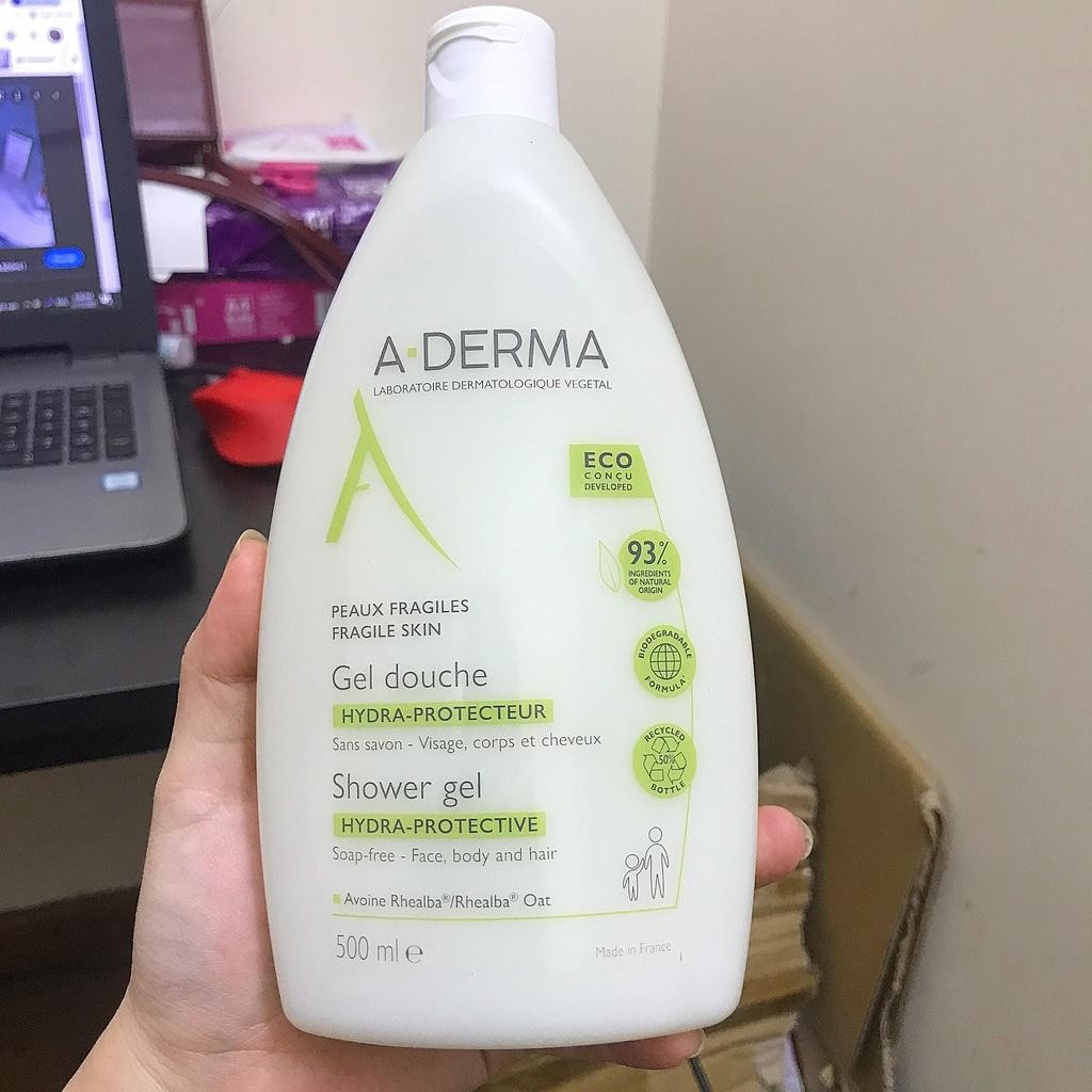 Sữa Tắm A-derma Giảm Mụn Lưng &amp; Viêm Lỗ Chân Lông 500ml