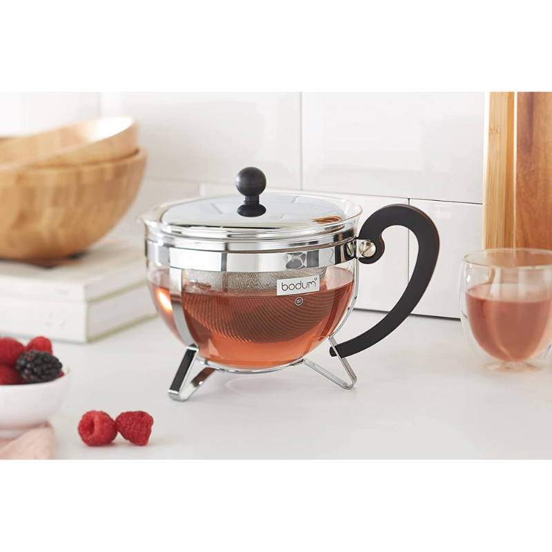 Ấm Pha Trà BODUM CHAMBORD, Chất Liệu Thủy Tinh, Dung Tích 1L, Made in Portugal