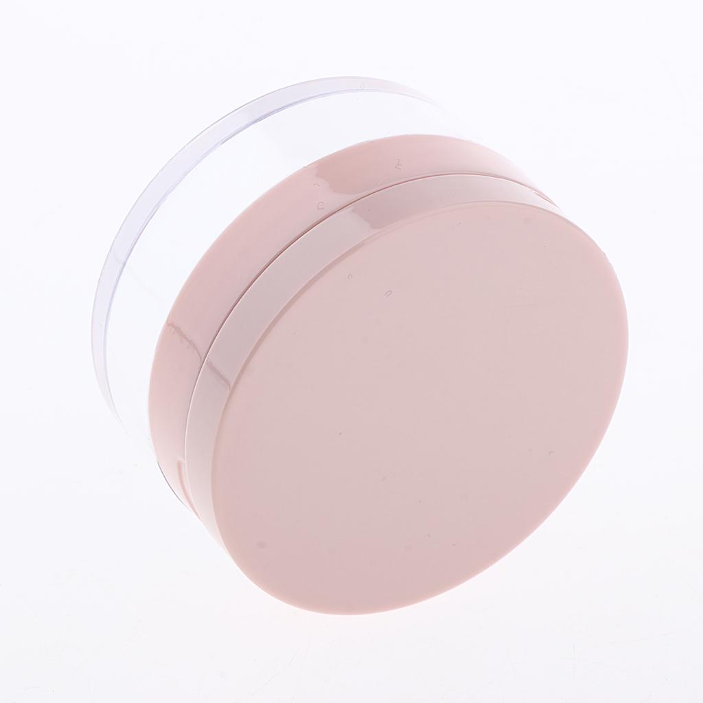 Powder Container Smooth Minerals Powder Foundation Storage Box Empty Case for Loose Powder,Finishing Powder,Glitter,Makeup,Cosmetic,Travel,Blusher