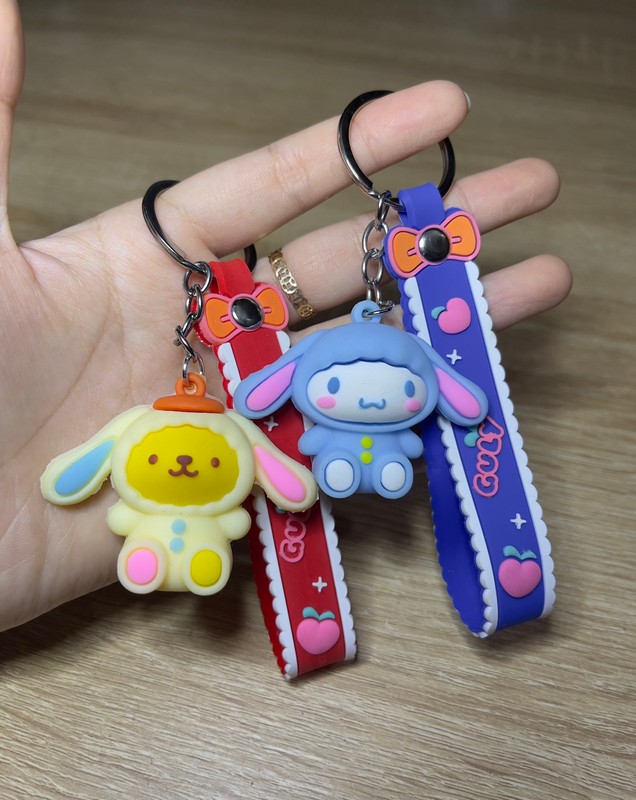 Móc Khoá Hình Thú Tai Thỏ Dễ Thương Thời Trang Độc Lạ