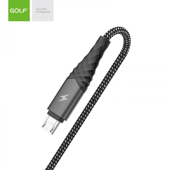 Cáp sạc dây dù Micro Golf GC67 chiều dài 1m - Hàng chính hãng