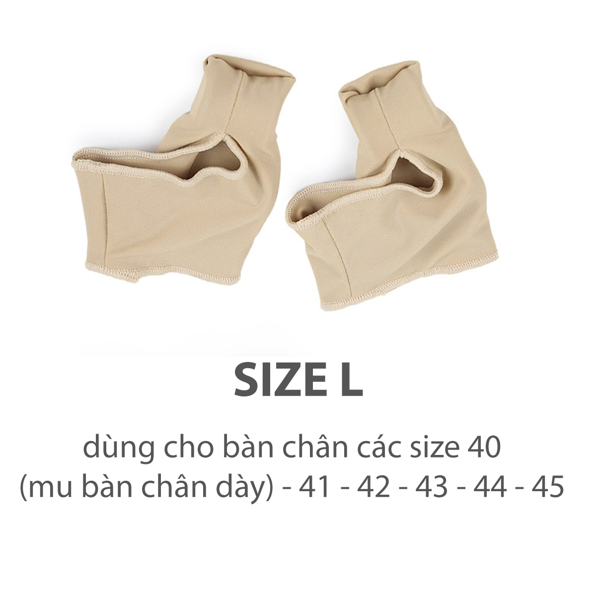 Vớ cotton pha vật liệu đàn hồi SEBS bảo vệ và chỉnh hình tách ngón chân cái bị vẹo Hallux Valgus - Buybox - BBPK278