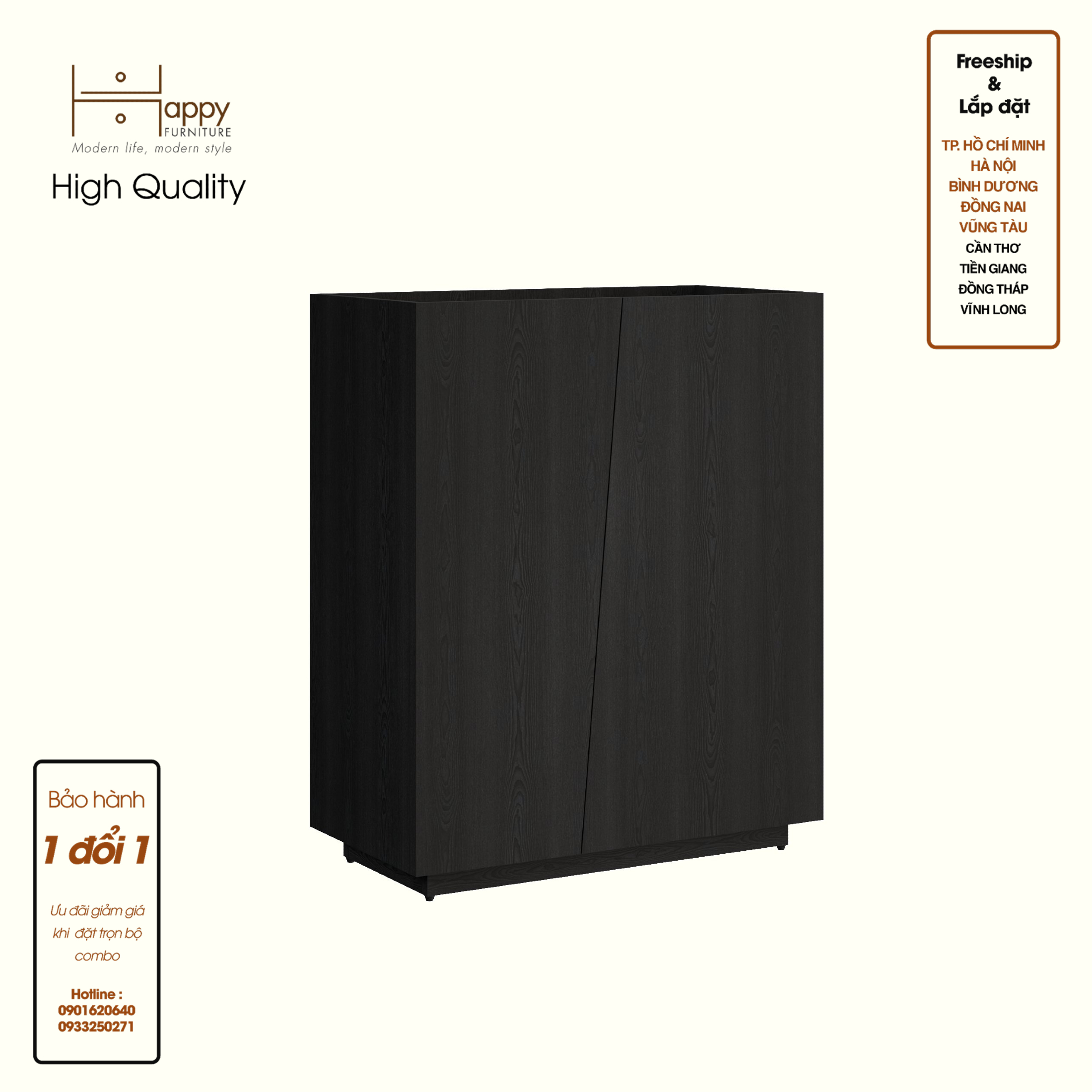 [Happy Home Furniture] VIGGO, Tủ lưu trữ 2 cửa mở, 68cm x 32cm x 82cm ( DxRxC), TCM_172