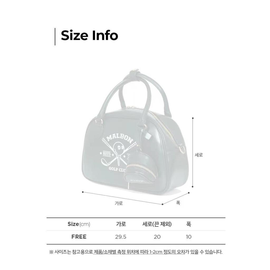 Túi xách đồ golf bag Malbon đựng phụ kiện cá nhân da PU thời trang cao cấp TX009