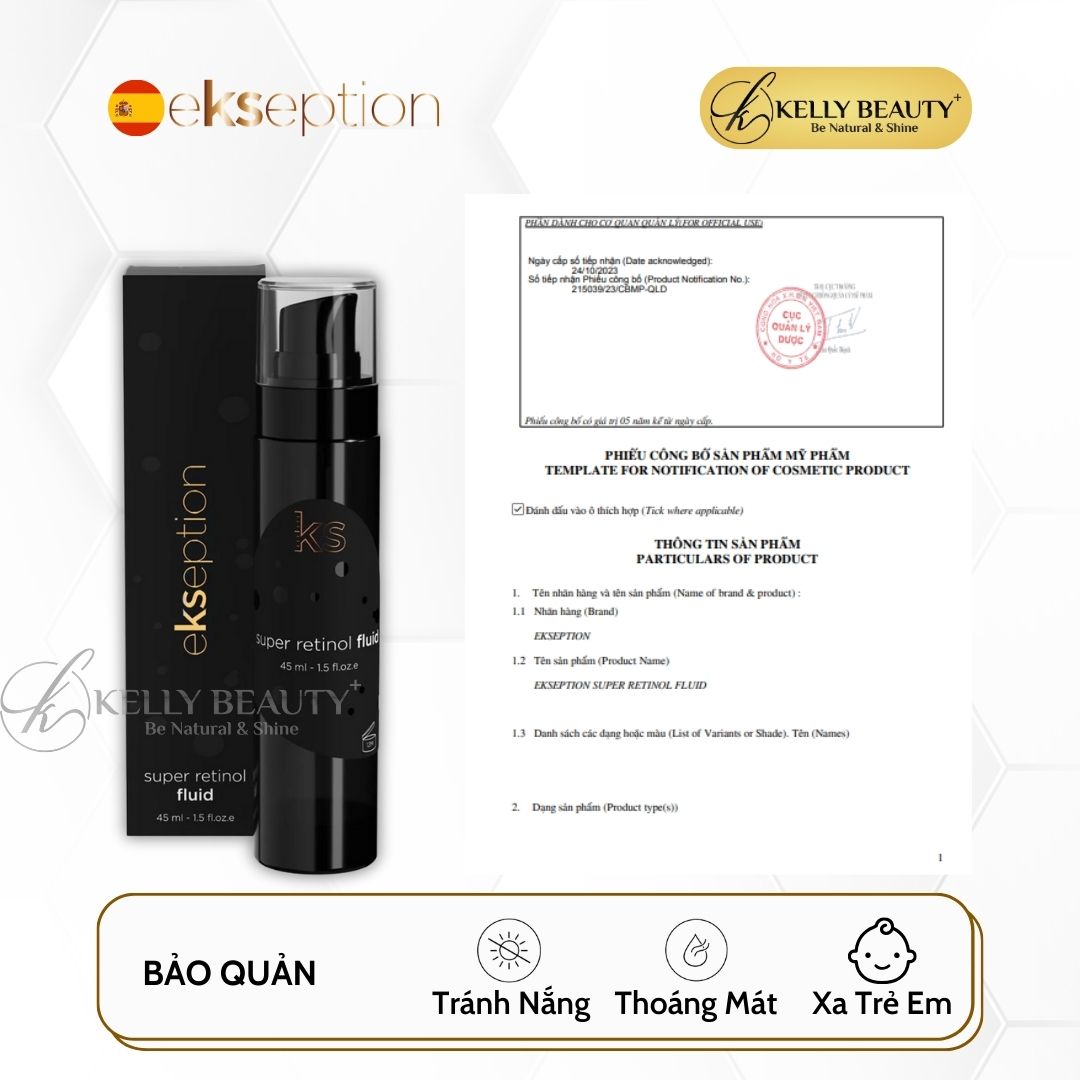 Nhũ Tương Chống Lão Hóa Da ekseption Super Retinol Fluid | Kelly Beauty