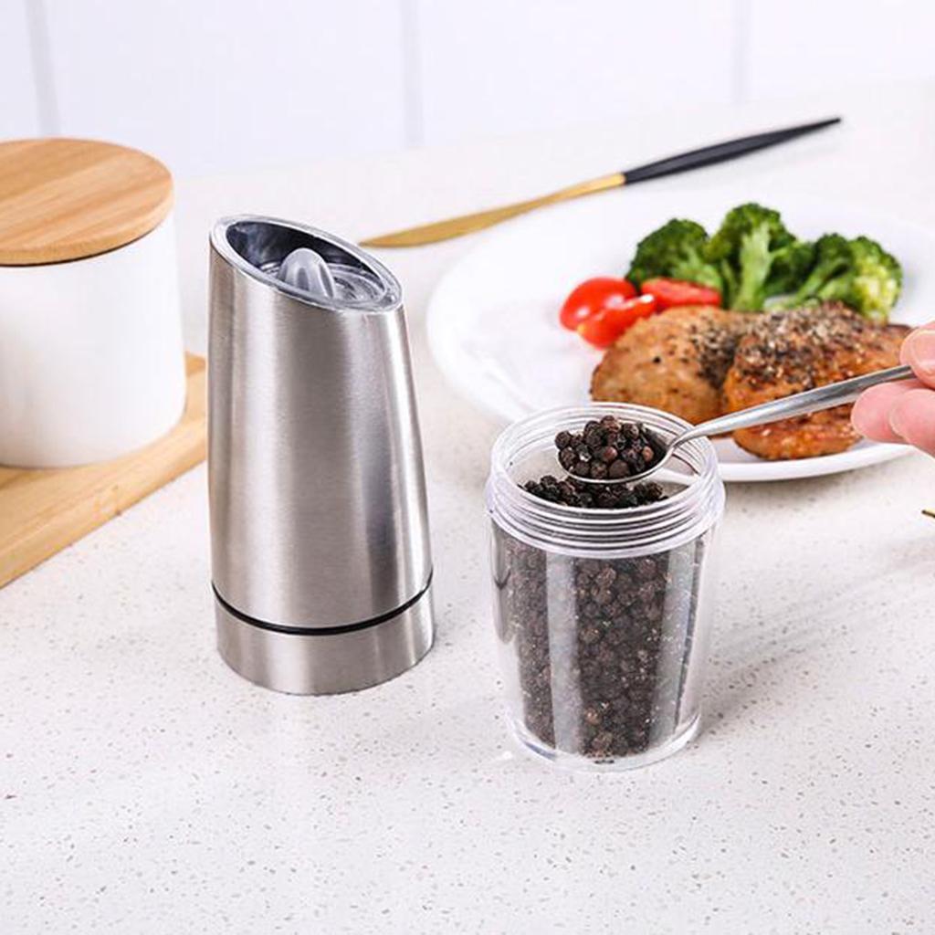 Electric Gravity Pepper Grinder Pepper Mill Salt Mill Black