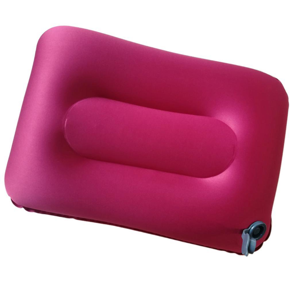 2xInflatable Camping Pillow Head Neck Protective, Rest Blow Travel Pillows