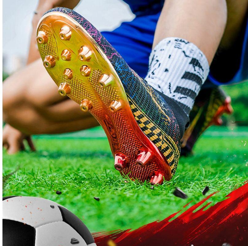 LCRTZKG 2023 Giày bóng đá Assassin mới cho nam giới World Cup AG Long Nail Race Đào tạo Giày cho nam giới và phụ nữ Sinh viên trẻ em Broken Nail