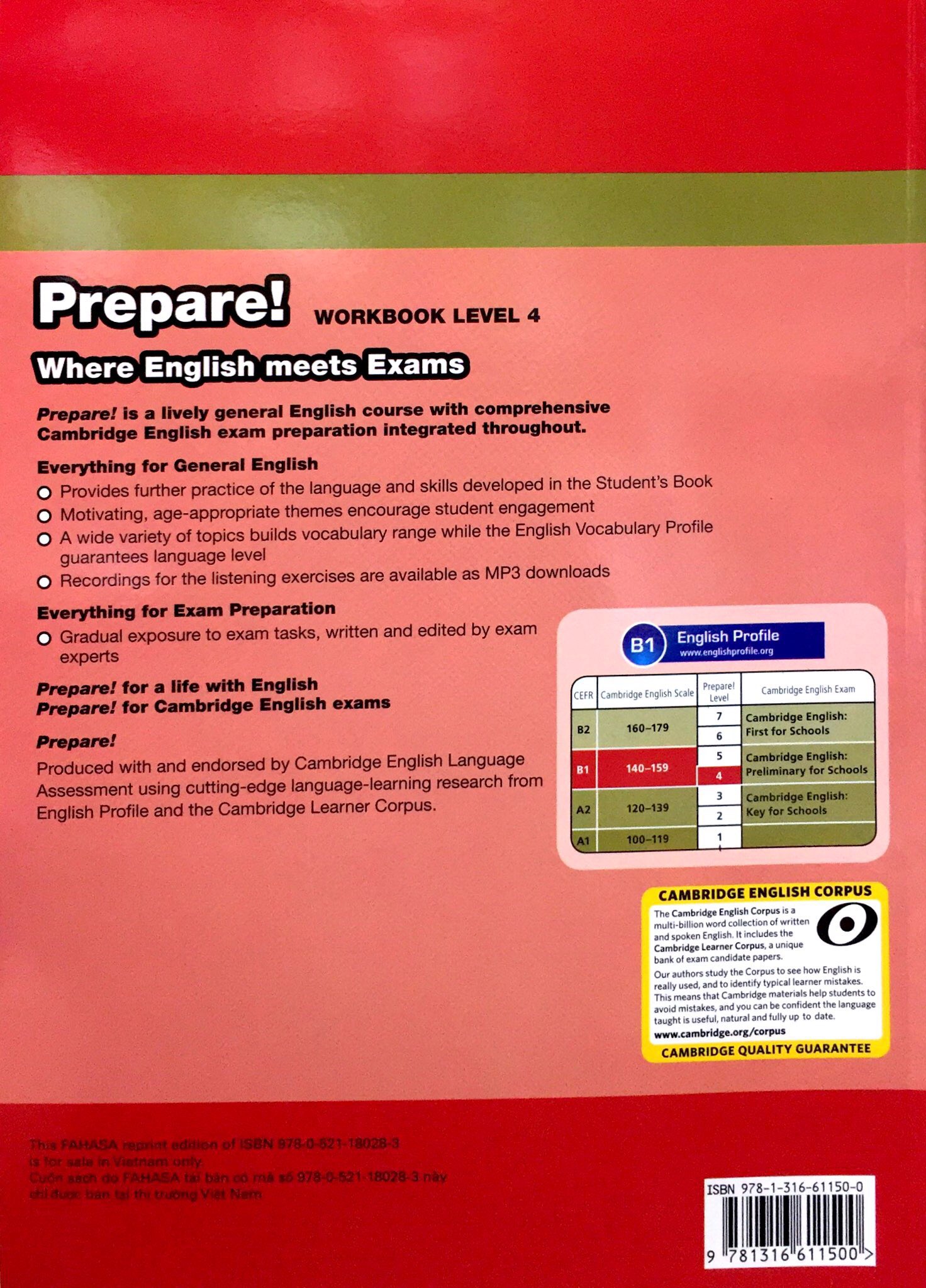 Cambridge English Prepare! Level 4 Workbook With Audio