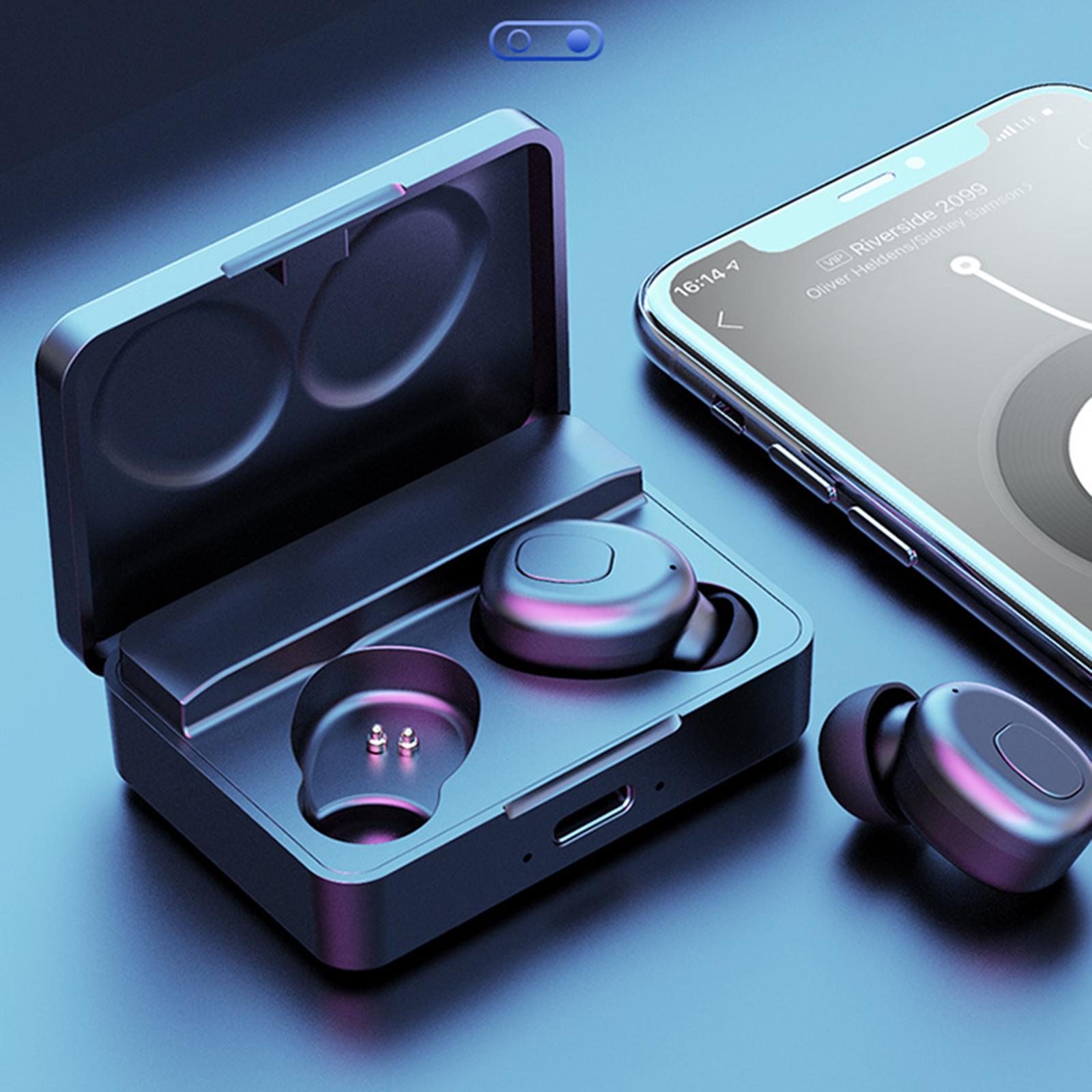 Wireless Bluetooth 5.0 Gaming Earbuds Gaming Earphones Waterproof Black