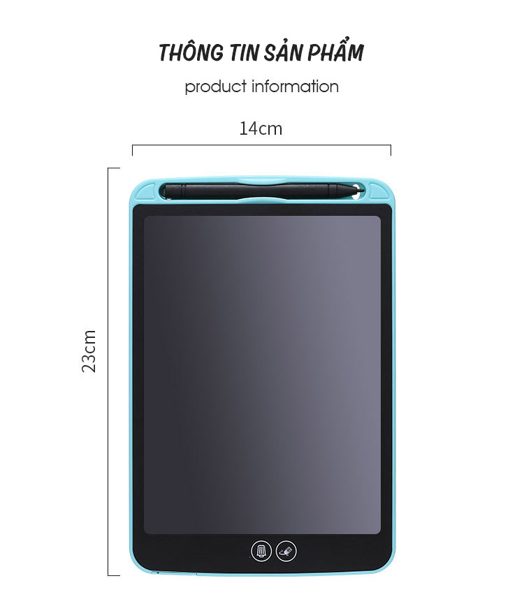 Bảng viết vẽ tự xóa thông minh có thể xóa từng nét Promax A12