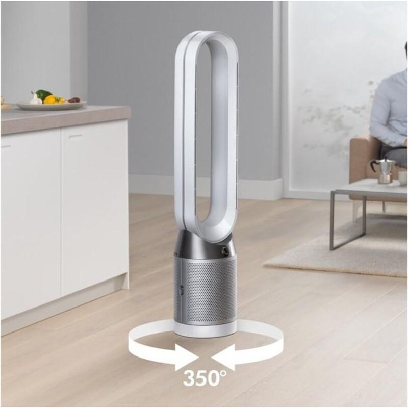 Quạt Tháp Điều Hòa Không Cánh Kèm Lọc Không Khí Dyson Pure Cool Link TP04, Loại Bỏ 99% Bụi Mịn Và Vi Khuẩn, Nhập Đức