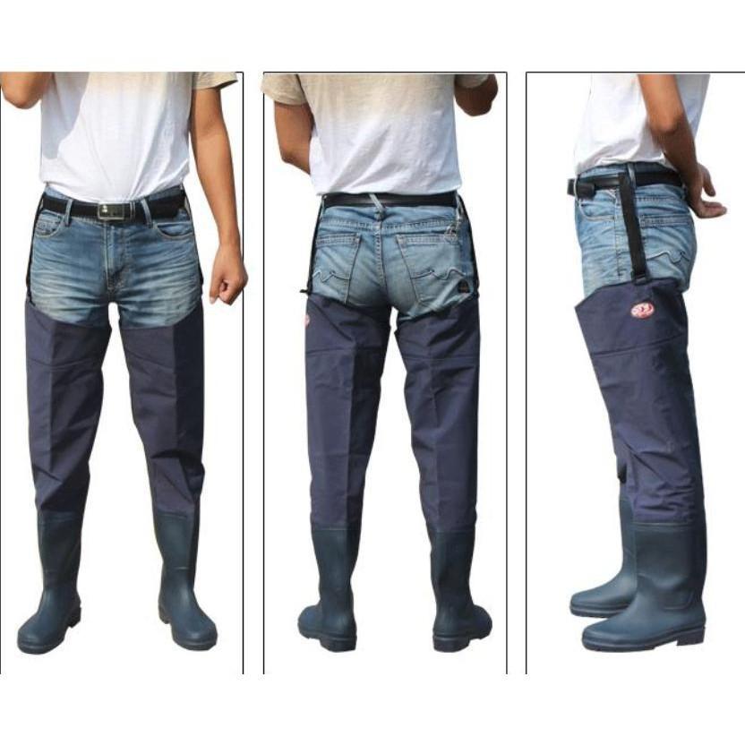 Ủng đi mưa dài đến đầu gối one size 44 trở xuống
