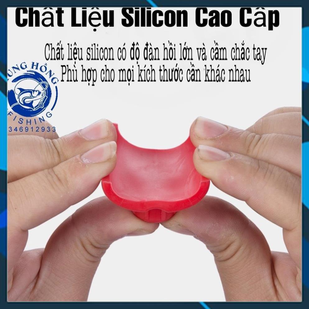 Ốp Cần Cuốn Cước Kèm Trục Cuốn Cước_Ốp Cần Câu Đài Silicon Dùng Được Cho Các Loại Kích Thước 2m7_7m2