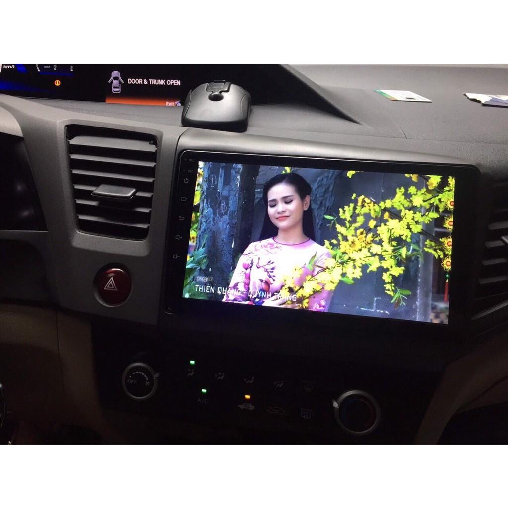 Màn Hình Android 10 inch Cho Xe CIVIC 2011-2015 - Đầu DVD Chạy Android Kèm Mặt Dưỡng Giắc Cho Honda Civic