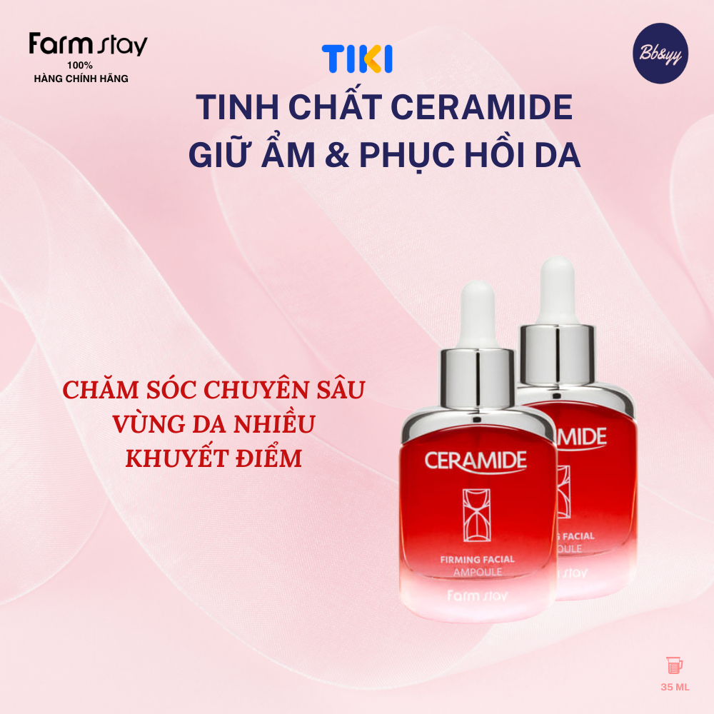 Tinh Chất Ceramide Giữ Ẩm &amp; Phục Hồi Da Ceramide - Ceramide Firming Facial Ampoule