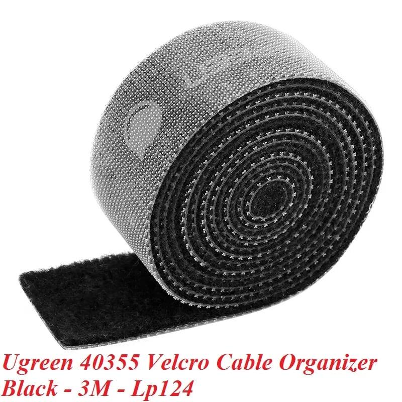 Ugreen UG40353LP124TK 1M màu Xám Dây dán Velcro đa năng tiện dụng - HÀNG CHÍNH HÃNG