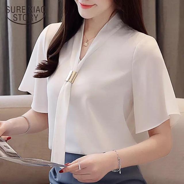 Áo Kiểu Nữ Tay Loe Xinh Đẹp