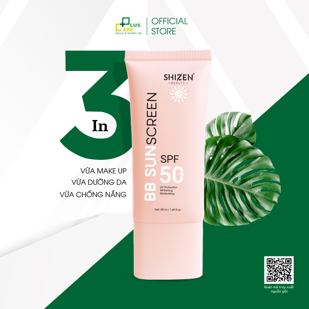 KEM CHỐNG NẮNG BB SUNCREEN 50ml