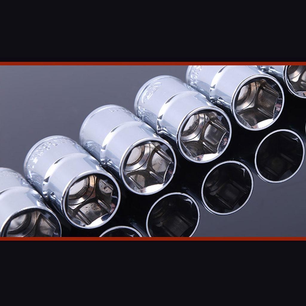 2 X 17mm & 19mm Short Socket Set 1/2 '' Metric Hexagon Socket