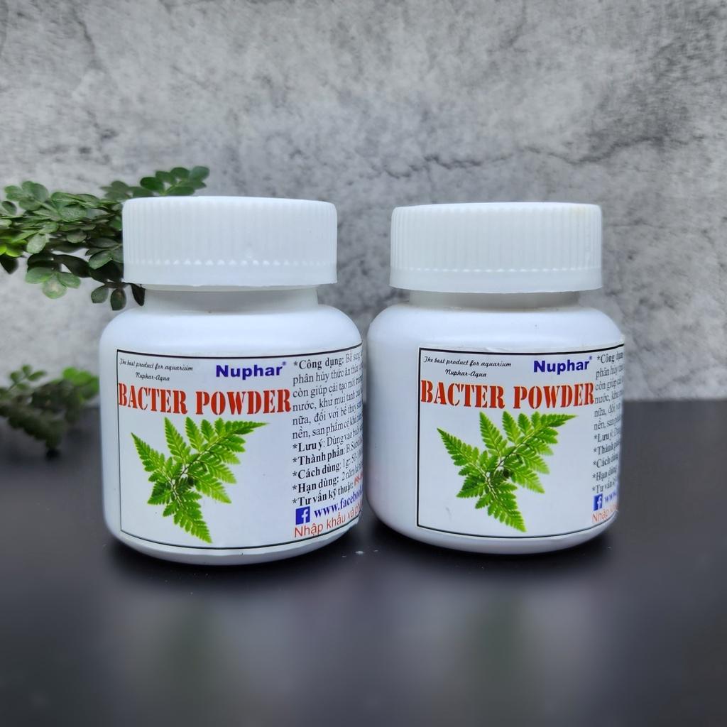 Nuphar - BACTER POWDER | Vi Sinh Đậm Đặc - Xử Lý Nước Bể Cá cảnh, Thuỷ sinh
