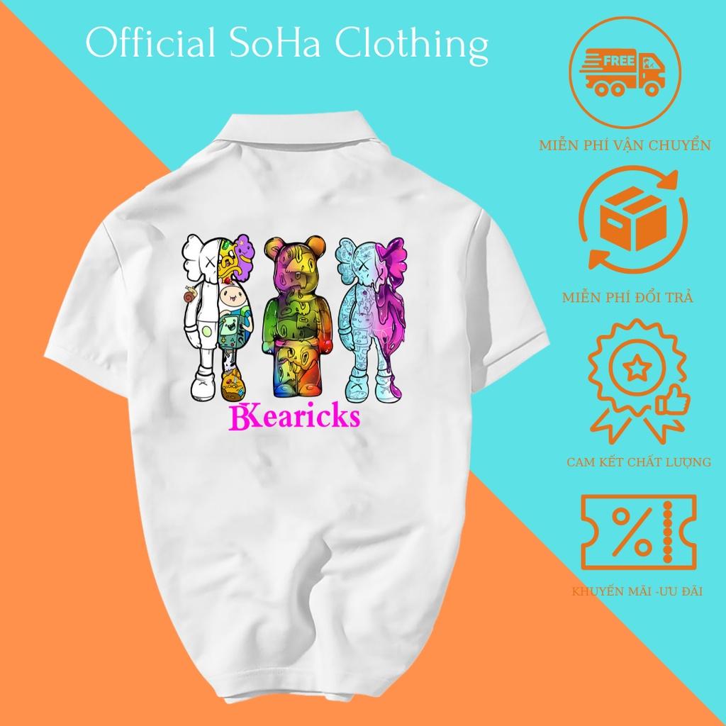 Áo Thun Polo Nam Basic cổ bẻ vải Cá Sấu chuẩn form,hình in sắc nét, BKEARICKS-SoHa Clothing