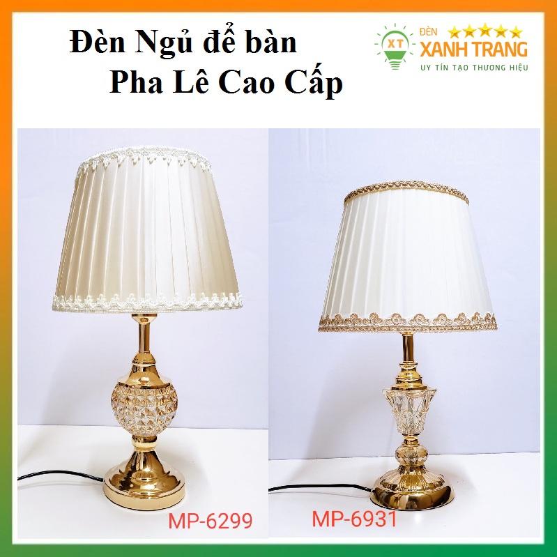 Đèn ngủ pha lê để bàn đẹp trang trí phòng ngủ đẳng cấp sang trọng