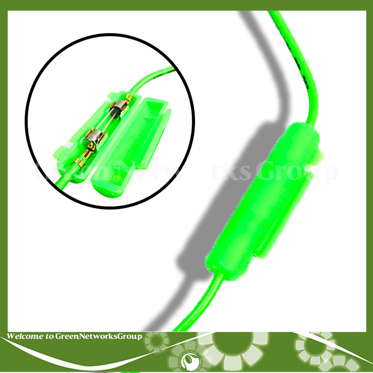 Hộp cầu chì xe máy , tay ga , dạng ống gắn cho nhiều loại xe Green Networks Group