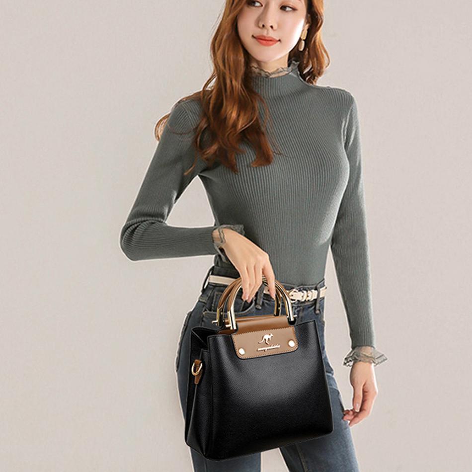 3 Lớp Giày Túi Da Cao Cấp Nhỏ Đeo Chéo Túi Xách Cho Nữ 2021 Túi Xách Cao Cấp Nữ Túi Thiết Kế Túi Đeo Vai