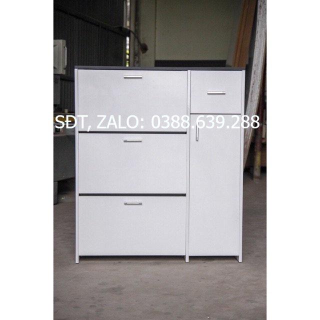 Tủ giày thông minh 3 tầng 1 cánh