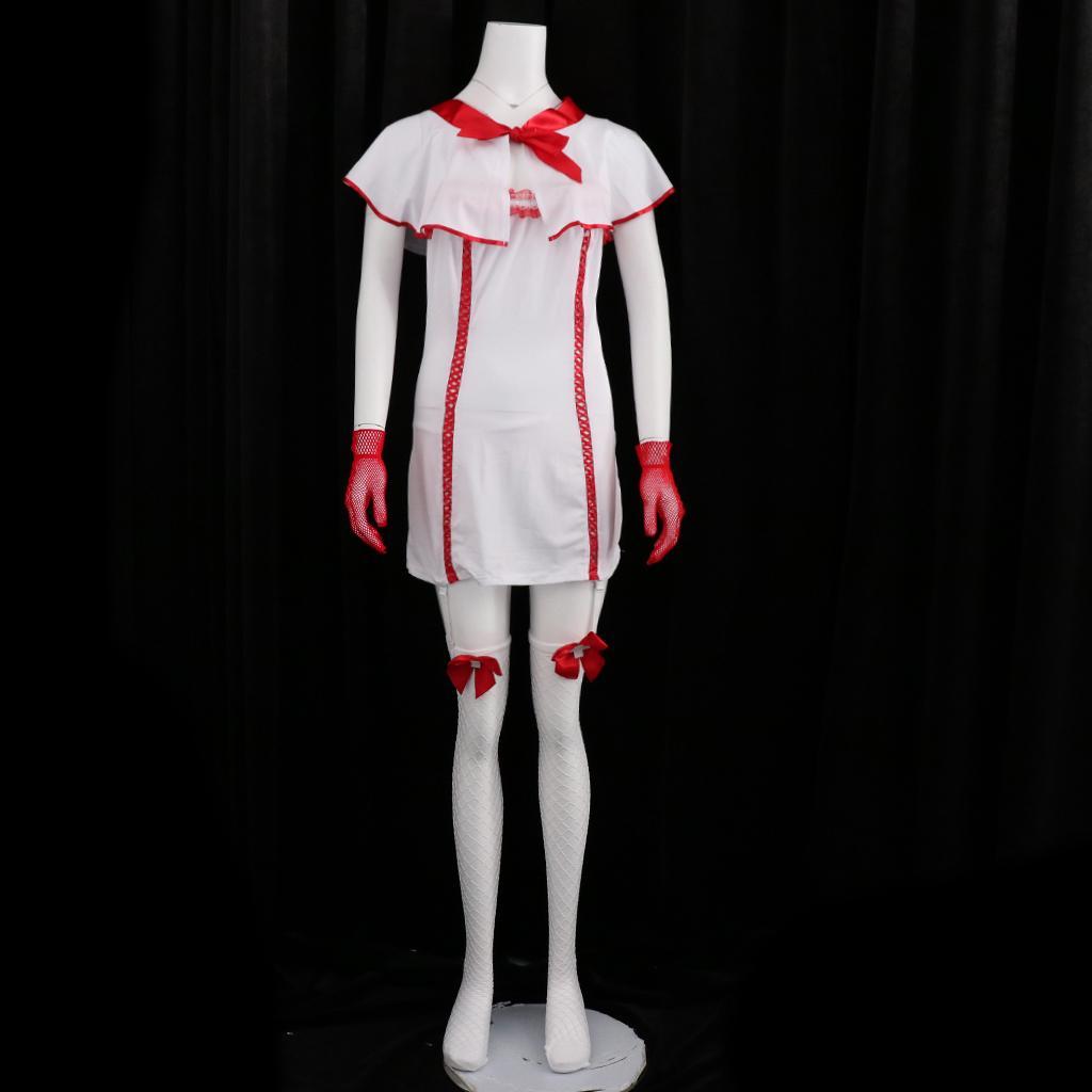 Nurse Fancy Dress Uniform CosplayHalloween Costumes Adults Role Play Outfit