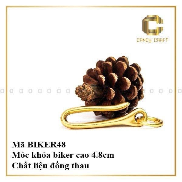 Móc ví biker bằng đồng thau