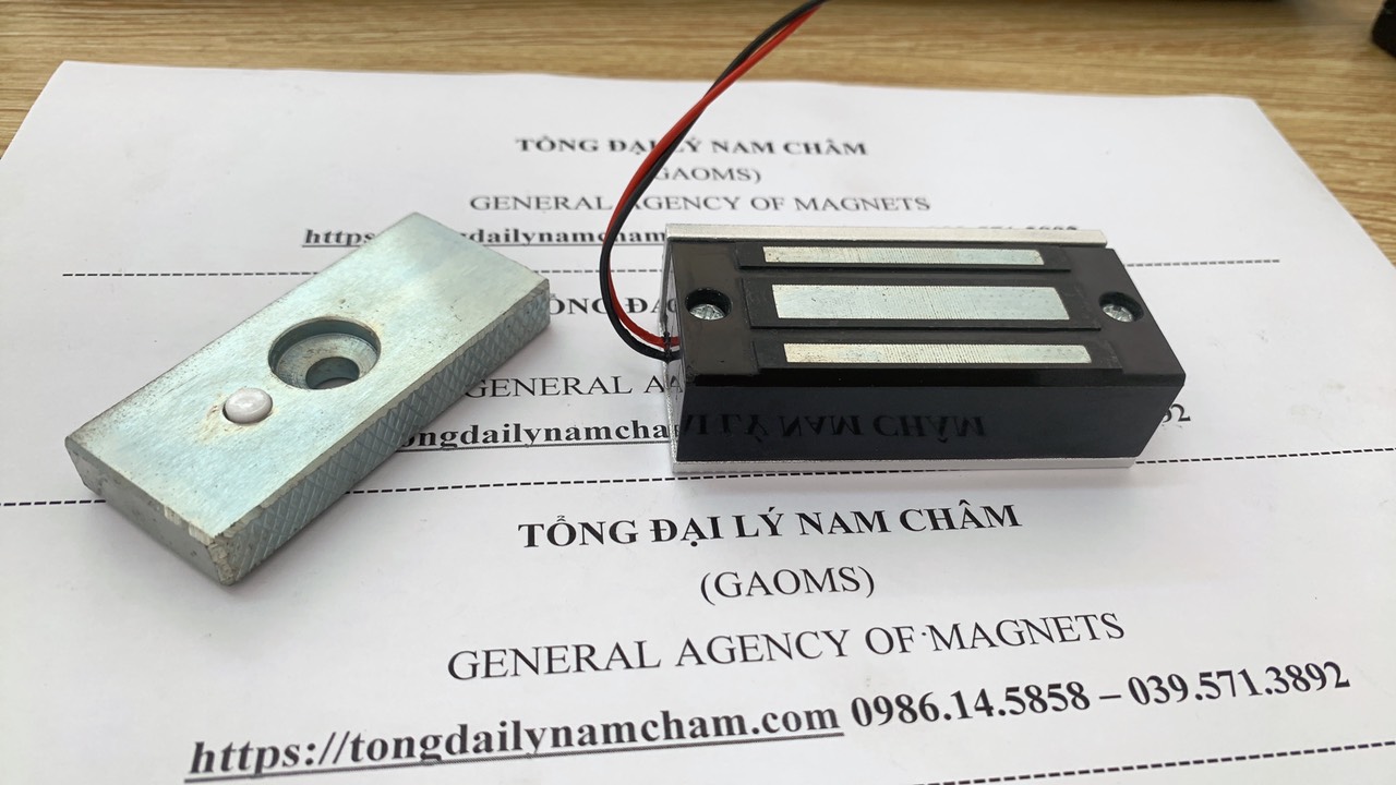 Nam châm điện 12v - 600N , khóa cửa thông minh lực từ mạnh
