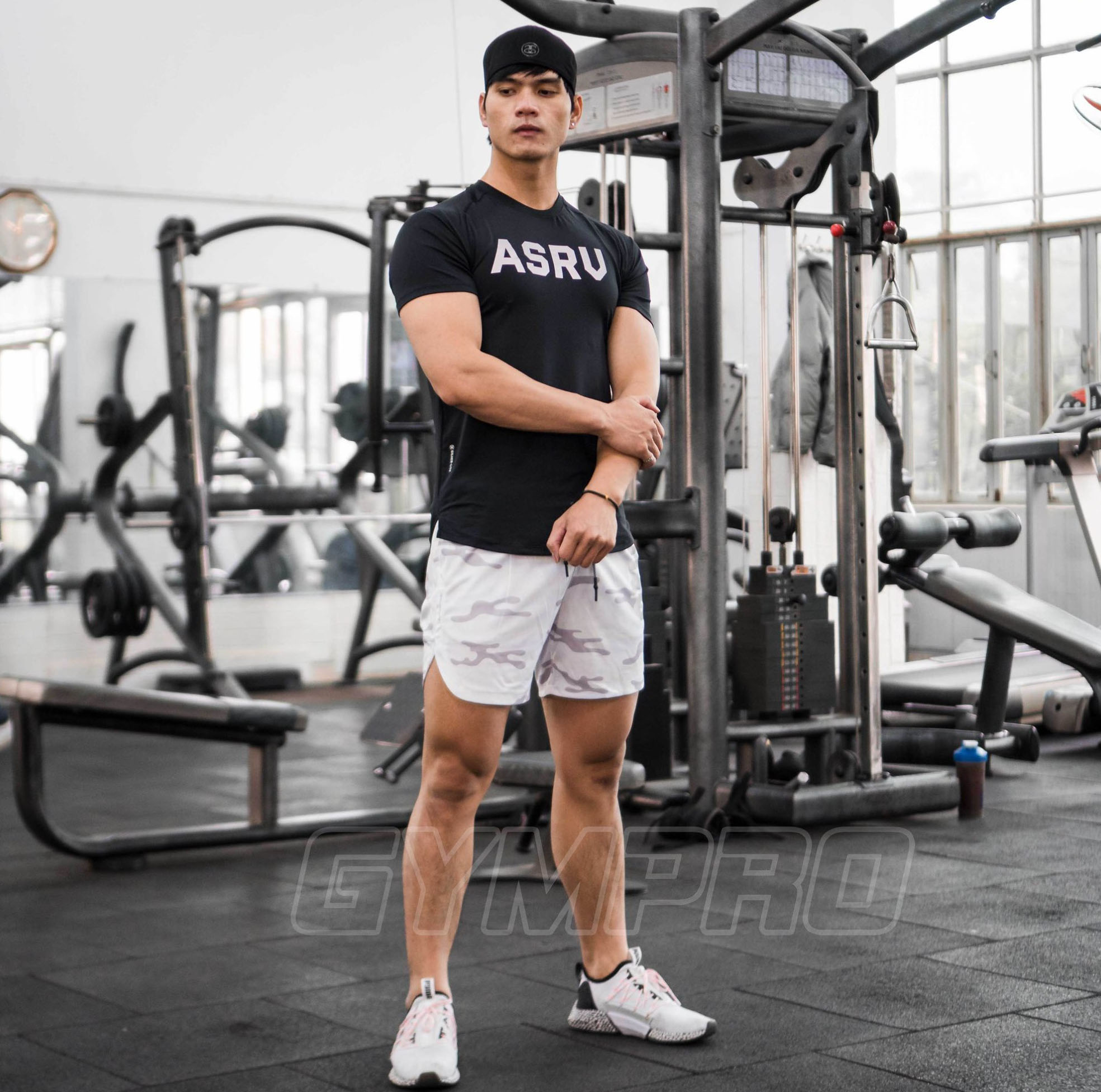 Bộ Quần Áo Gym Nam Thể Thao Co Giãn 4C Thoáng Mát Thấm Hút Mồ Hôi