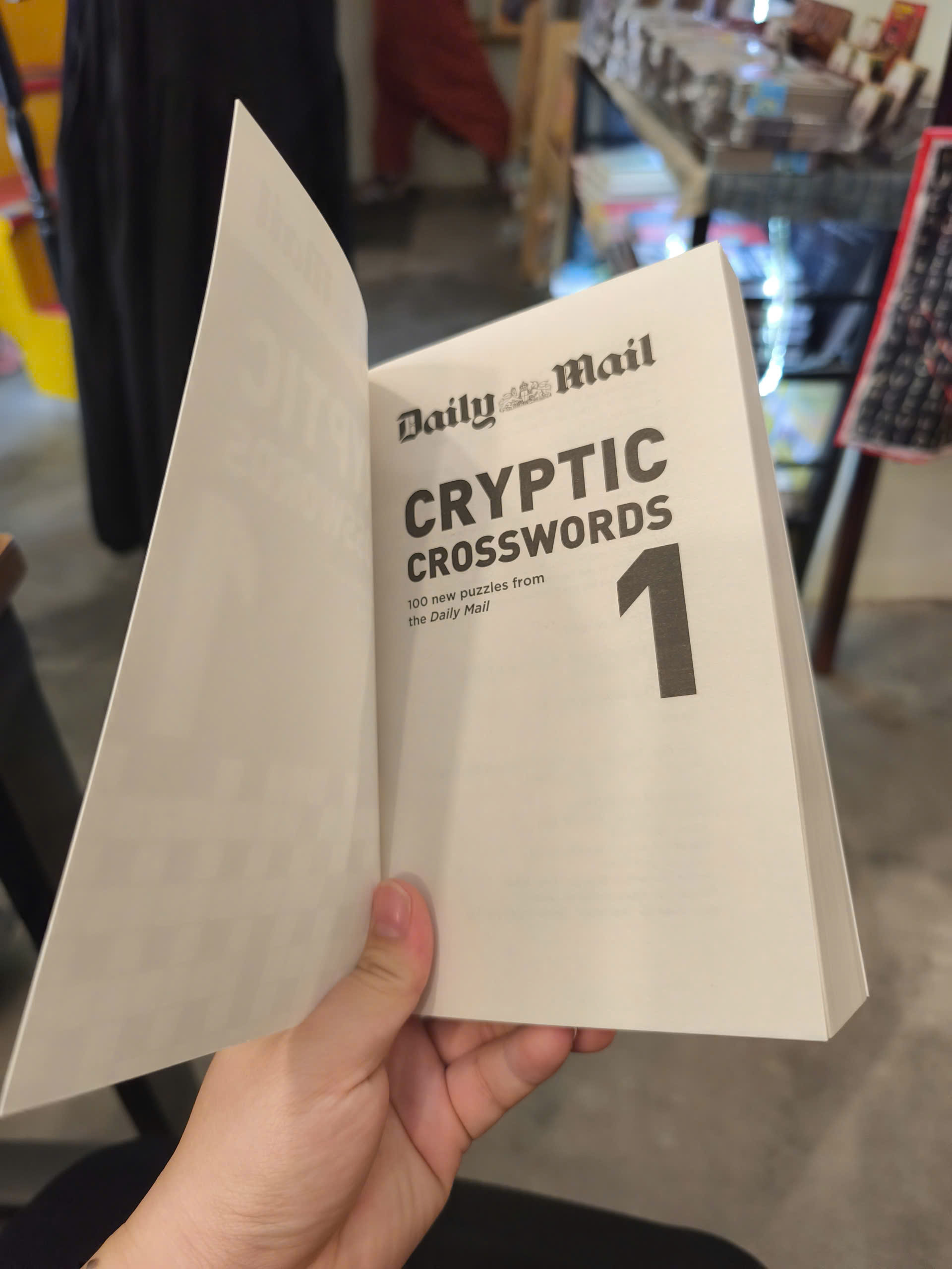 Sách - Cryptic Crosswords 1 | Games / Ngoại văn Nhập khẩu UK / Trò chơi ô chữ giải trí