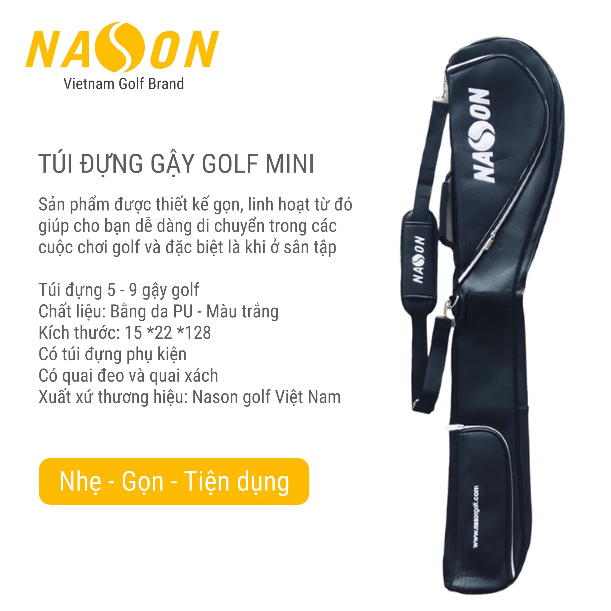 TÚI GẬY GOLF HALF BAG | NASON