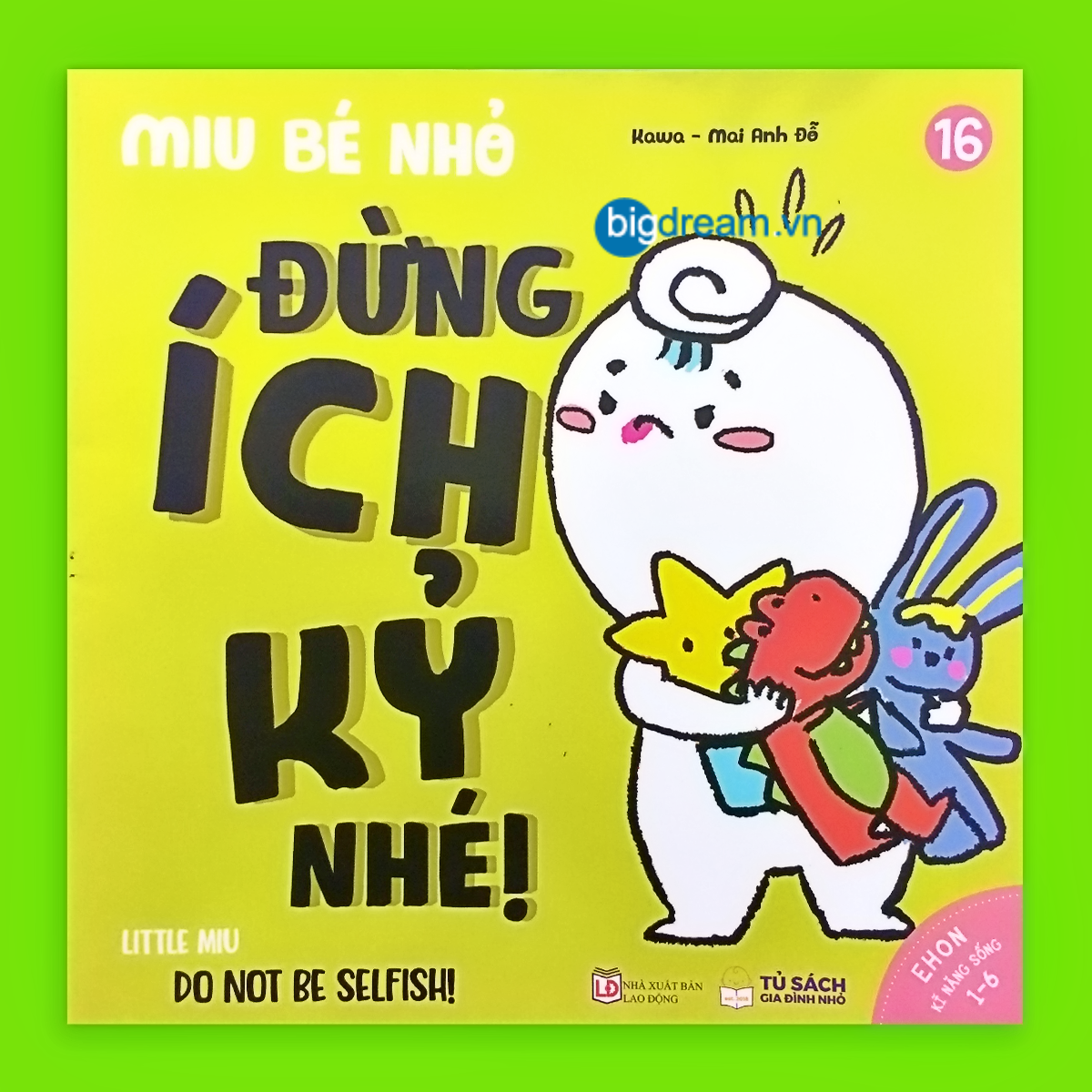 BẢN MỚI SONG NGỮ Miu Bé Nhỏ Phần 2 - Ehon Kĩ Năng Sống Cho Bé 1-6 Tuổi Miu miu tự lập hiểu chuyện