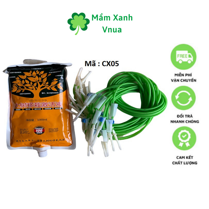 4 Dịch Truyền Dinh Dưỡng Cứu Cây Trồng - Cây Bonsai - Cây Yếu - Gói 1 Lít - Đủ Loại Cao Cấp